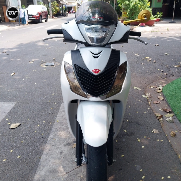 Honda @ up SH 2012 2 đĩa trắng đen sporty 