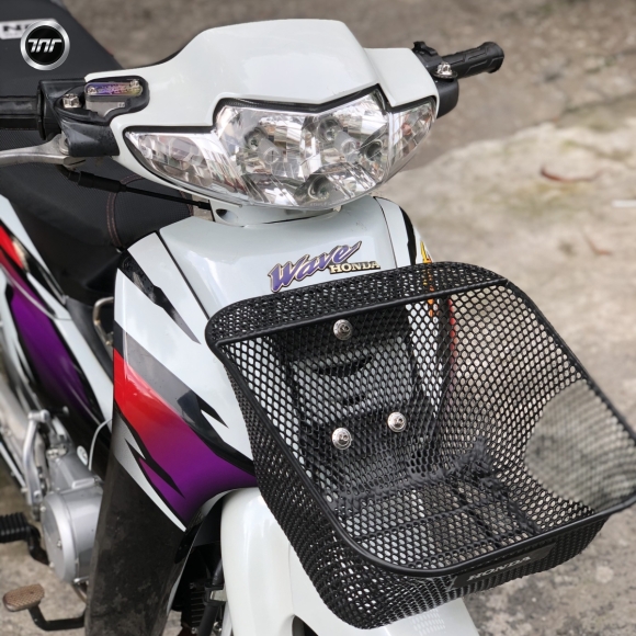 Wave @ 2004 up wave Zx trắng đen leng keng