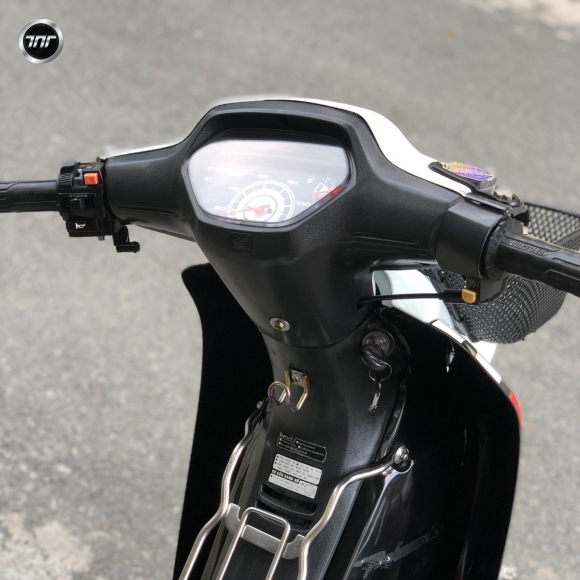 Wave @ 2004 up wave Zx trắng đen leng keng